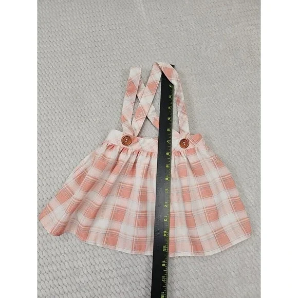 Baileys Blossoms Dress & Body Suit Babygirls 9/12 Months Shimmer & Plaid - Picture 2 of 8